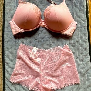 Bra and panty set by Ambrielle.